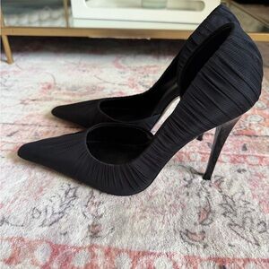 Steve Madden Black Pointed-Toe Stiletto Heels